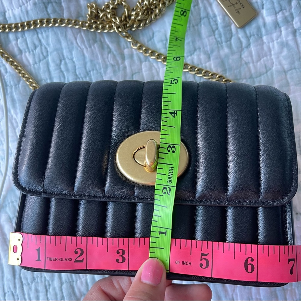 COACH Jennifer Lopez Collaboration Crossbody Bag With Linear Quilting - Picture 9 of 10